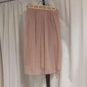 Zara tulle midi skirt